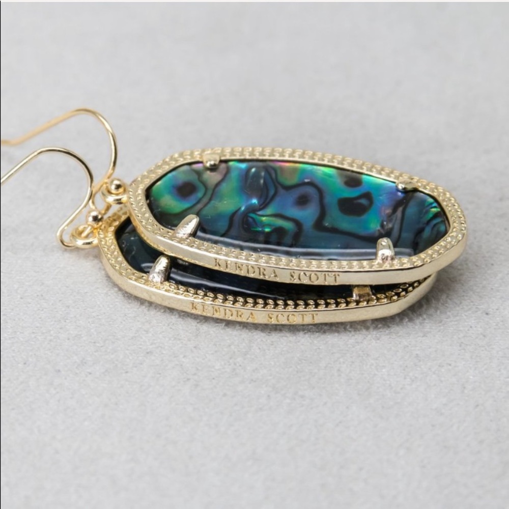 🔹LAST PAIR🔹KENDRA SCOTT Abalone Drop Earrings - Picture 4 of 8